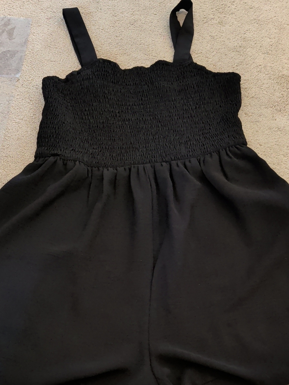 Womens Smocked Romper